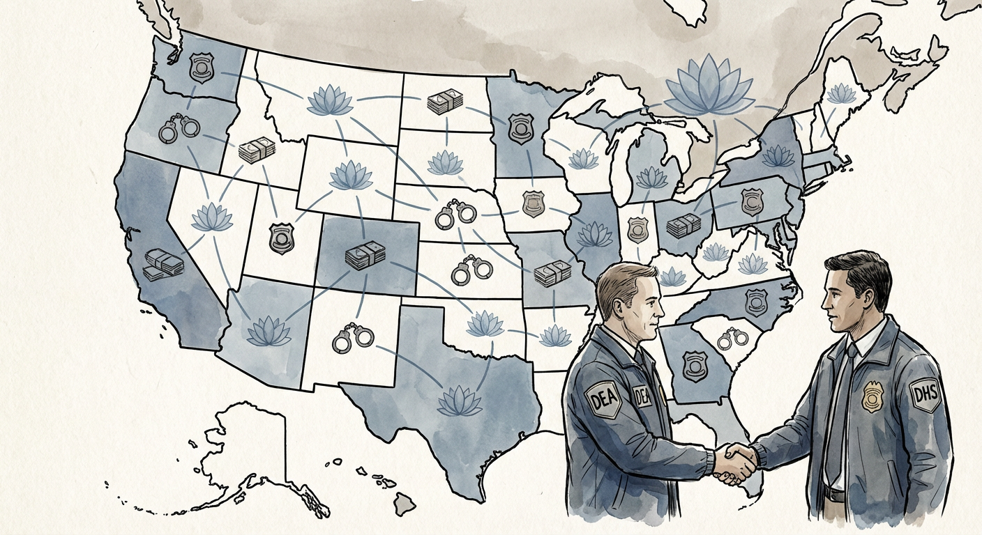 Illustration for The Fentanyl Numbers Game: What Border Seizures Really Tell Us About the Drug Crisis